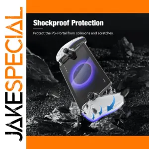 Transparent Protective Case for PS5 Portal