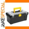 12-Inch Black and Yellow Toolbox for Tools