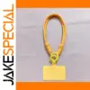 Yellow Adjustable Phone Lanyard for Huawei & Samsung