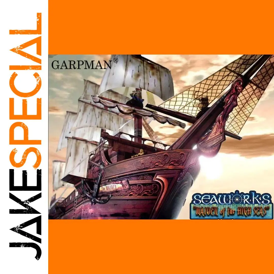 Detailed Pirate Ship Paper Model Kit 1 Detailed Pirate Ship Paper Model Kit