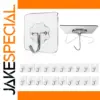 Waterproof Stainless Steel Wall Hooks (Set of 10/50)