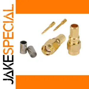Gold-Plated SMA Male RF Connector for LMR240 & RG59