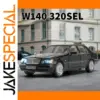 1:24 Mercedes-Benz W140 320SEL Diecast Model