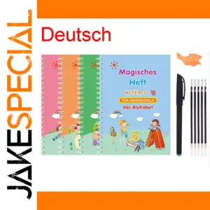 Colorful Kids Calligraphy Practice Set for Ages 3-8