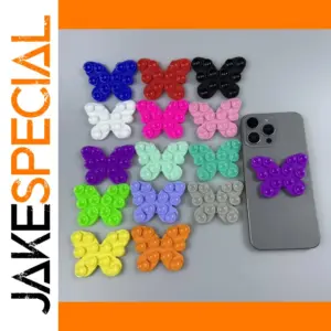 Vibrant Silicone Butterfly Phone Holder