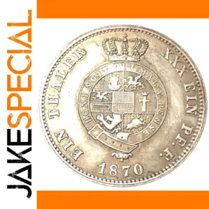 Historical Replica of Mecklenburg Thaler 1870