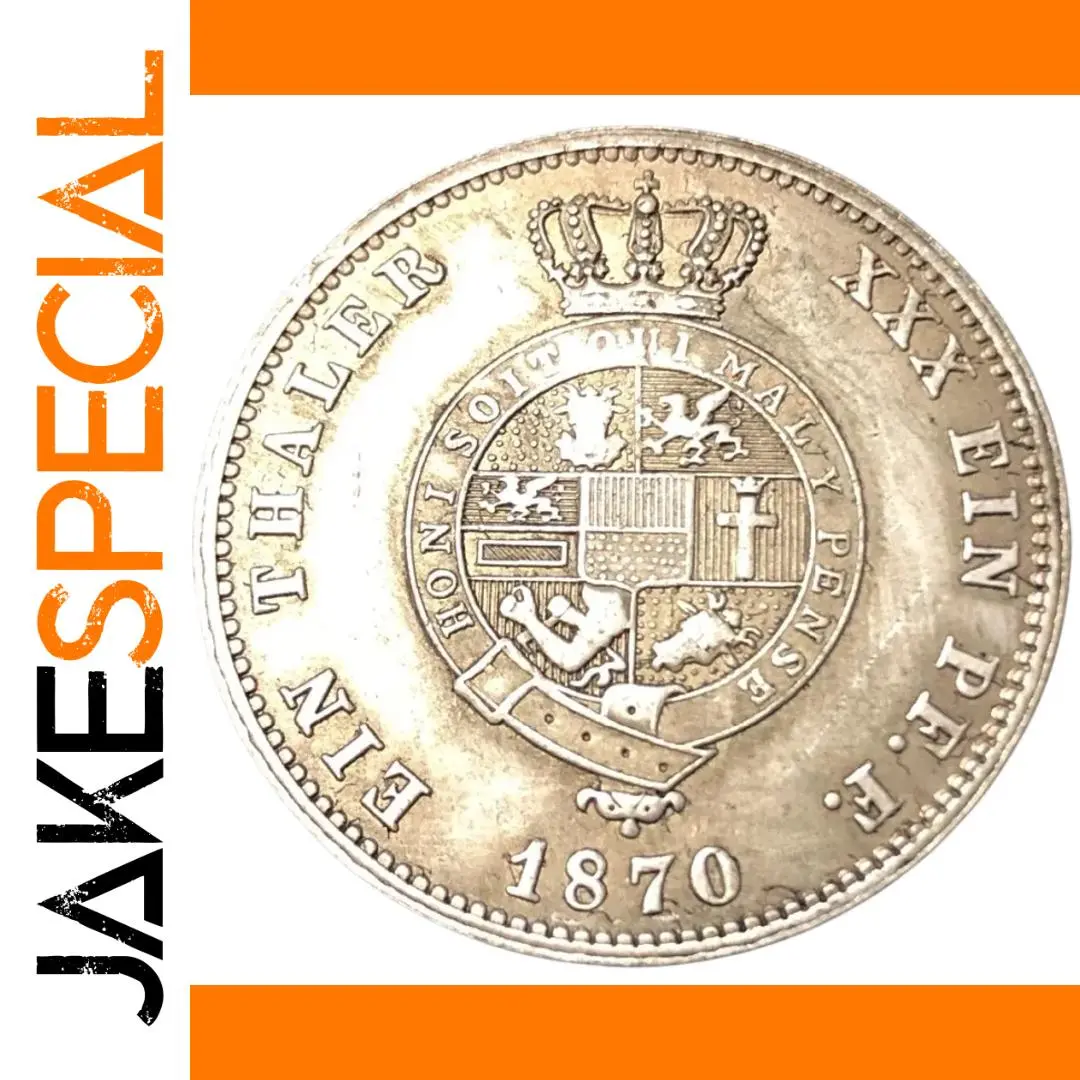 Historical Replica of Mecklenburg Thaler 1870 1 Historical Replica of Mecklenburg Thaler 1870