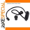 Black Replacement Air Tube Coil for Earpieces