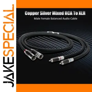 Premium 99.998% OCC Copper XLR Cable 0.5-3m