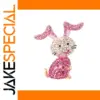 Pink Cartoon Rabbit Brooch for Women