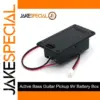 Black 9V Battery Holder for Bass Guitars