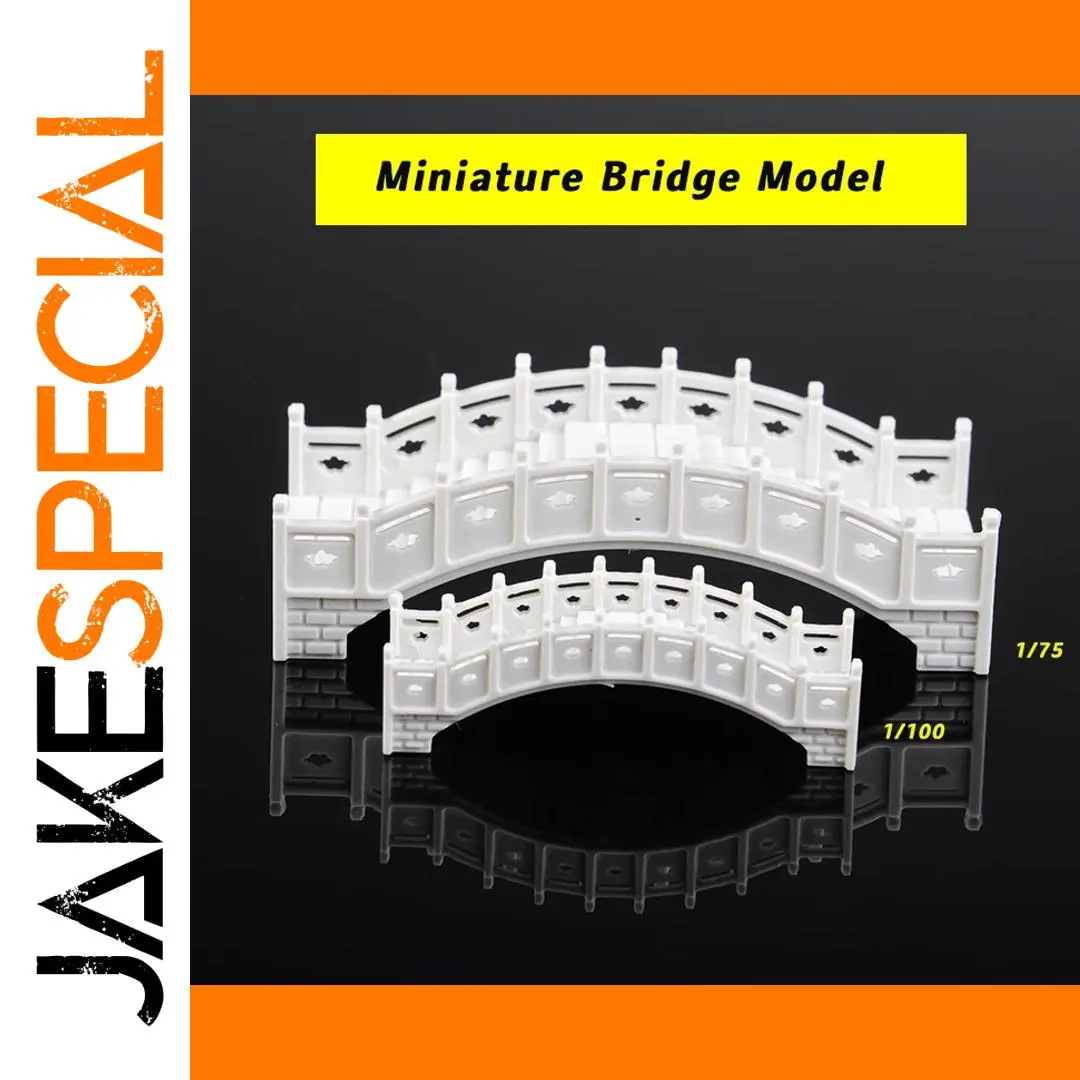 Elegant Miniature Arch Bridge Model 1:75/100 1 Elegant Miniature Arch Bridge Model 1:75/100