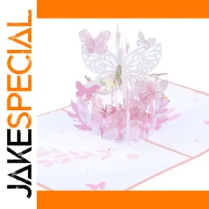 Elegant Butterfly Greeting Card Envelope 15x20 cm