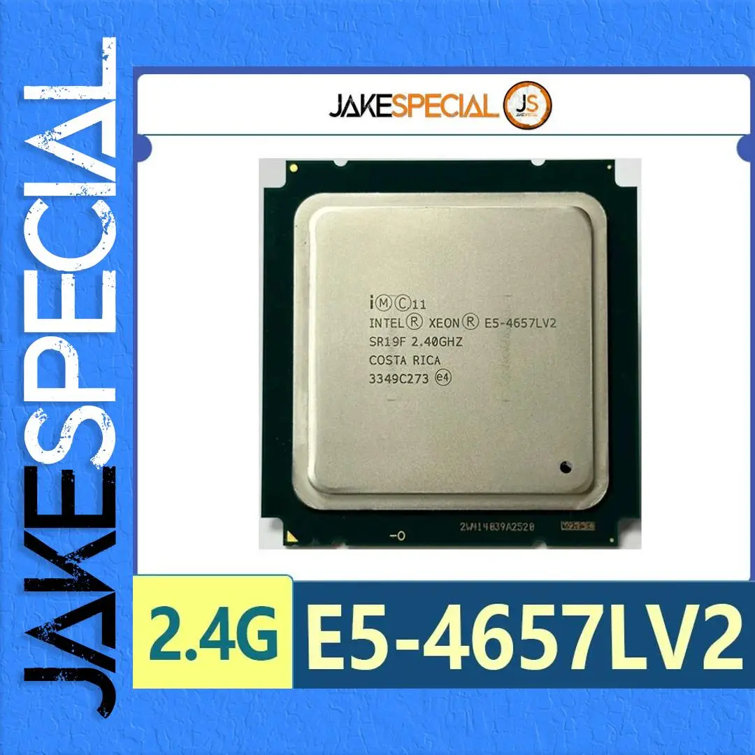 Intel Xeon E5-4657LV2 Processor 2.4GHz 12-Core 1 Intel Xeon E5-4657LV2 Processor 2.4GHz 12-Core