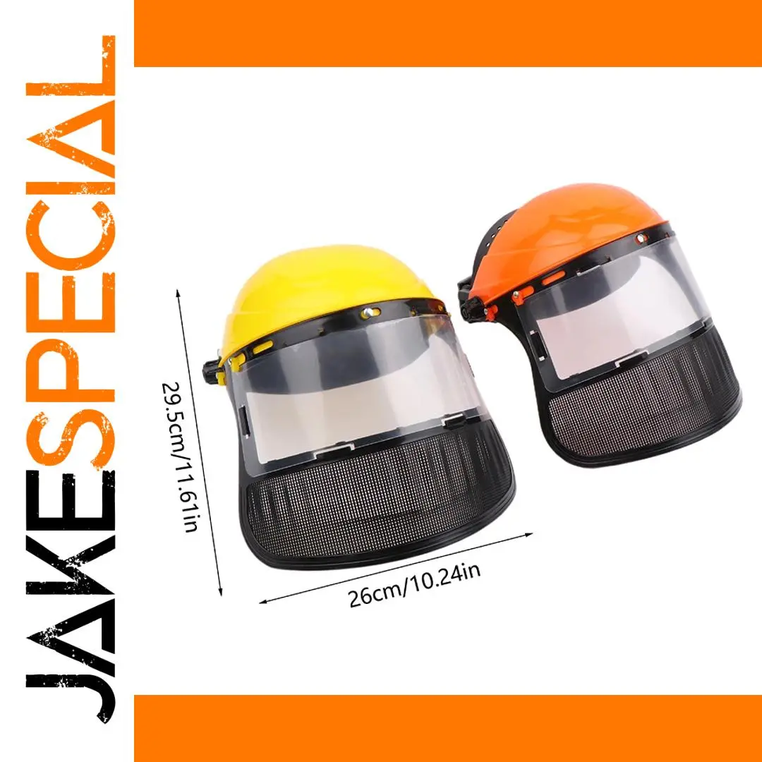 Durable Gardening Safety Helmet with Face Mask 1 Durable Gardening Safety Helmet with Face Mask