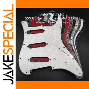 Vibrant Multi-Color Pickguard for Electric Guitars