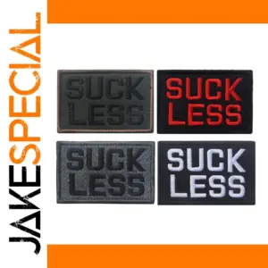 Bold "SUCK LESS" Tactical Patch