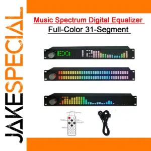 Digital 31-Segment LED Spectrum Analyzer Timer