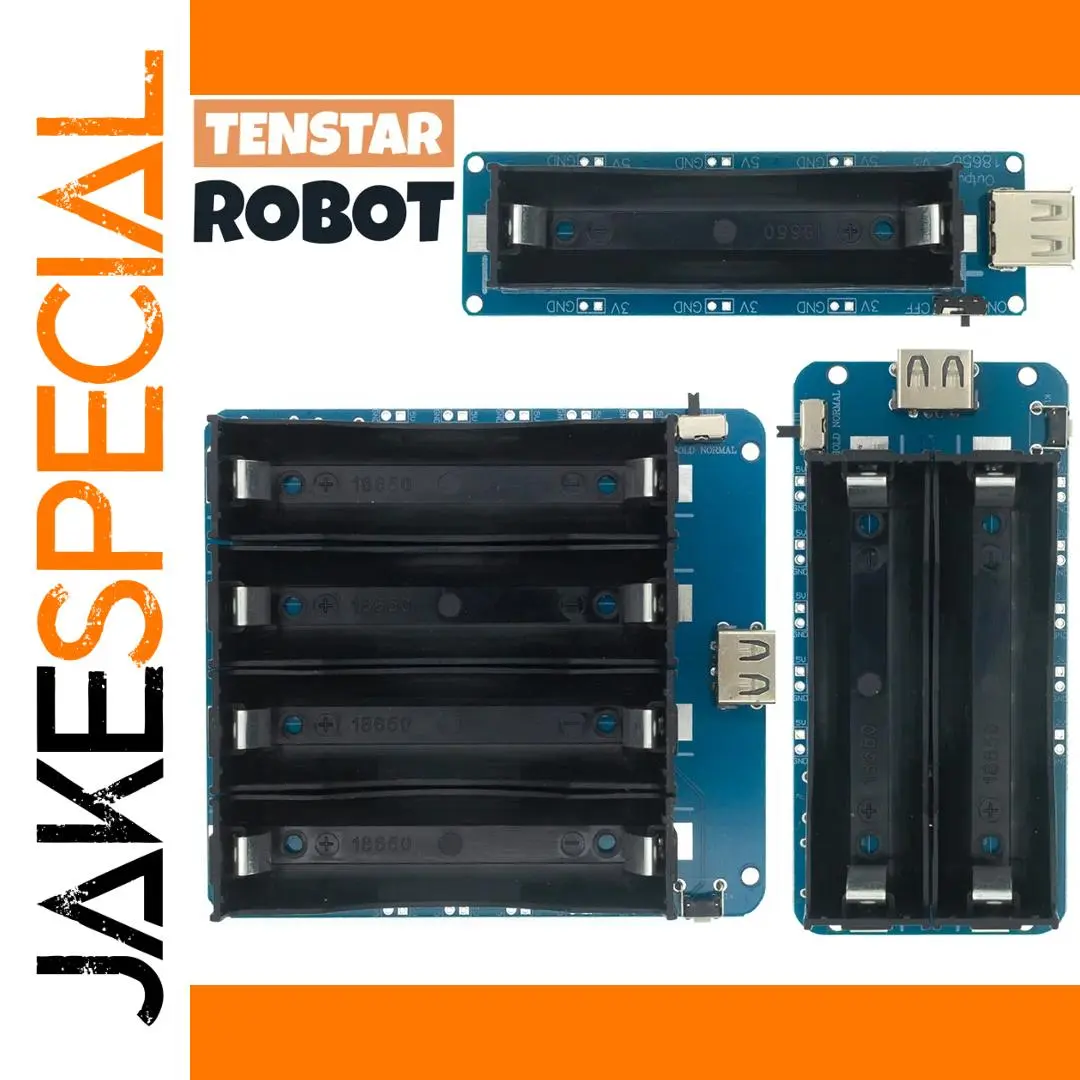 Blue 18650 Battery Charging Shield Board 1 Blue 18650 Battery Charging Shield Board