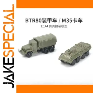 1:144 Military Vehicle Model Set