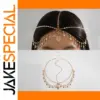 Bohemian Crystal Shell Headpiece for Women