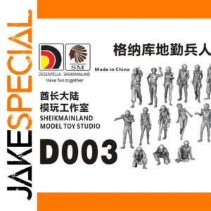 16-Piece 1:144 Scale Military Action Figures Set