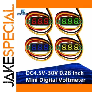 Compact Digital Voltmeter for Precise Measurements