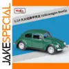 Maisto 1:24 Green Beetle Diecast Model