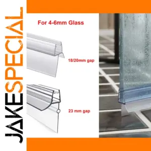 Transparent PVC Shower Seal Strip for Glass Doors