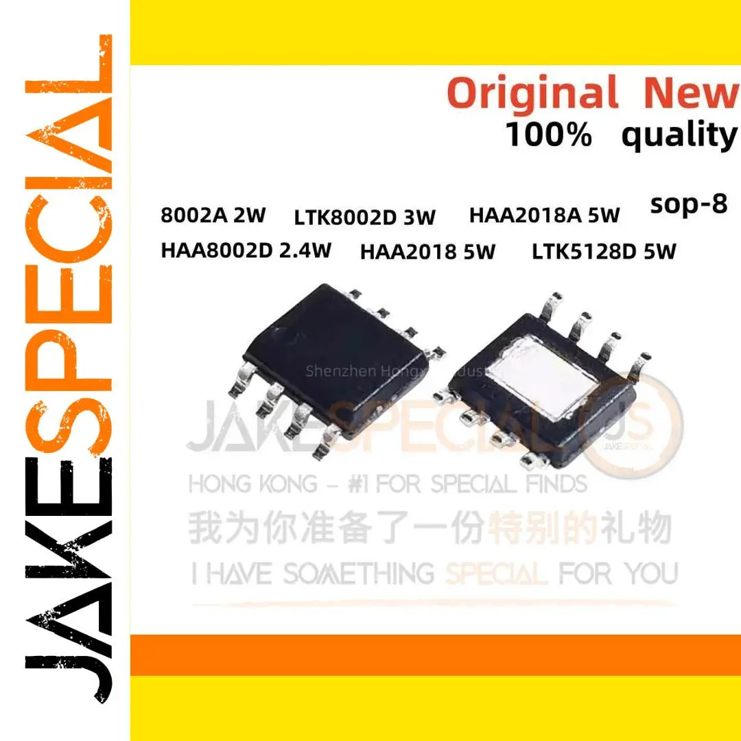 10-Pack SOP-8 Power Amplifiers for Circuits 1 10-Pack SOP-8 Power Amplifiers for Circuits