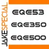 Mercedes-Benz EQE Emblem Stickers for Models EQE350, EQE53