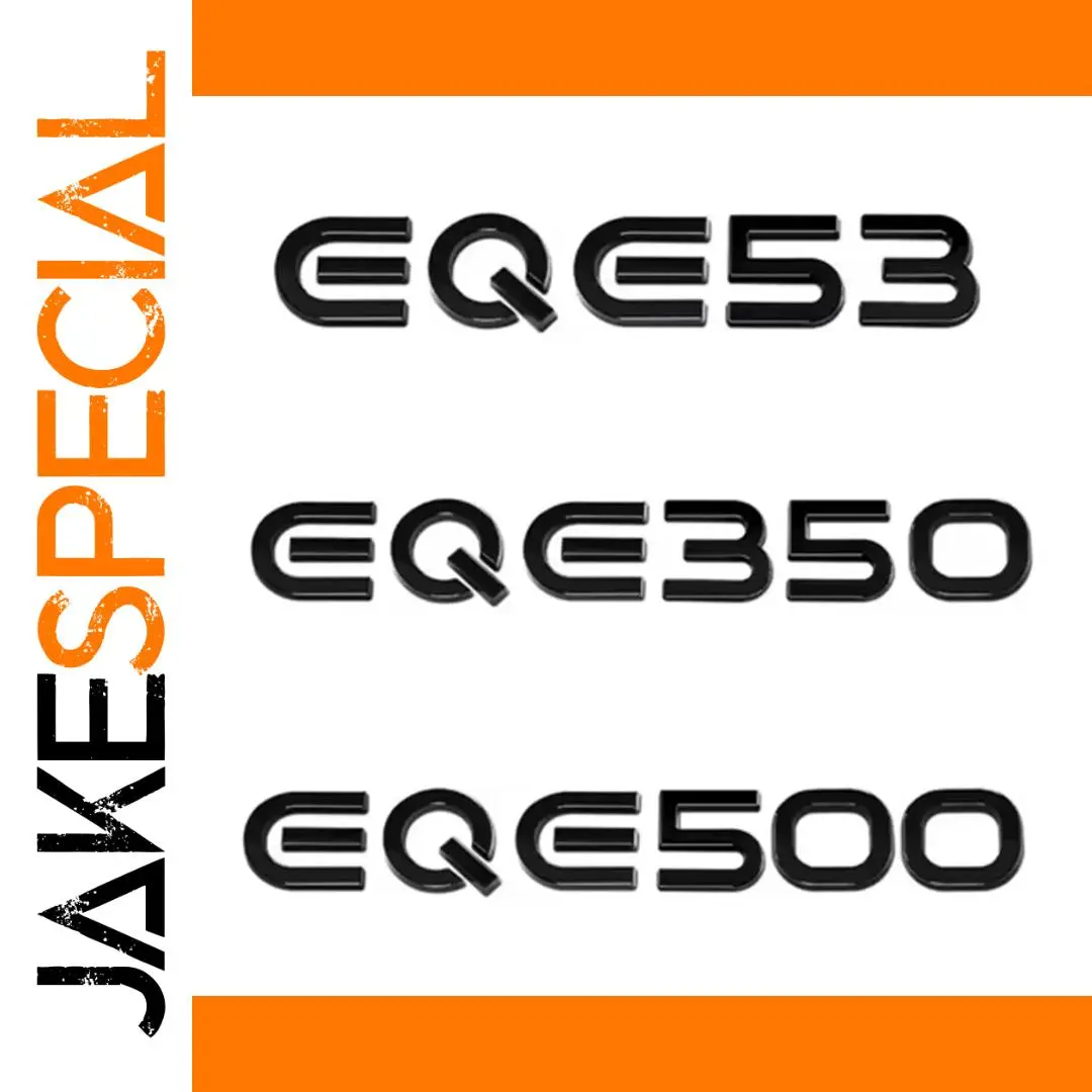 Mercedes-Benz EQE Emblem Stickers for Models EQE350, EQE53 1 Mercedes-Benz EQE Emblem Stickers for Models EQE350, EQE53