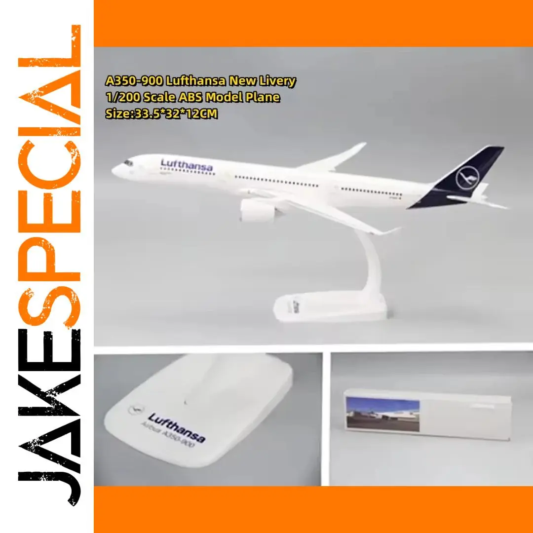 Lufthansa Airbus A350-900 1/200 Scale Diecast Model 1 Lufthansa Airbus A350-900 1/200 Scale Diecast Model