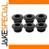 Set of Six Black Guitar Tuner Bushings for Vintage Conversion