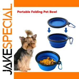 Foldable Silicone Pet Bowl for Travel