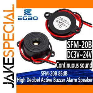 85dB High-Decibel Active Buzzer Speaker for Alarm Systems
