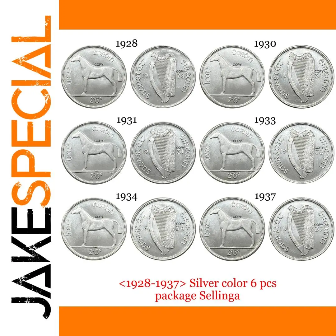 Vintage Irish Replica Item Set 1928-1937 1 Vintage Irish Replica Item Set 1928-1937