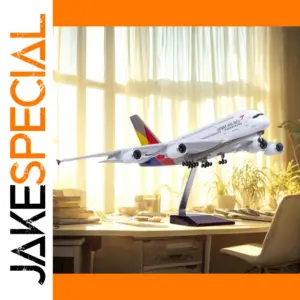 Asiana Airlines Airbus A380 Model 47cm with LED Lights