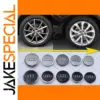 Audi Wheel Hub Badge Set for Multiple Models