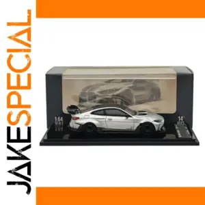 BMW M4 G82 Silver Diecast Model Car 1:64 Scale