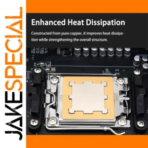 AM5 Copper CPU Heatsink Armor in 'AM5-HJ' Finish