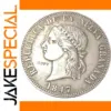 Vintage 1847 Colombia 16 Pesos Replica Coin