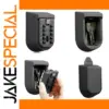Durable Black Aluminum Key Safe with 10-Digit Lock