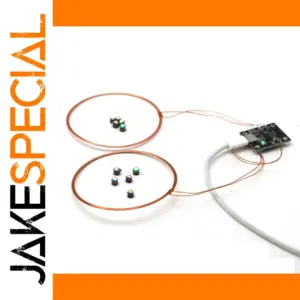 Wireless LED Power Supply System with Dual Coils