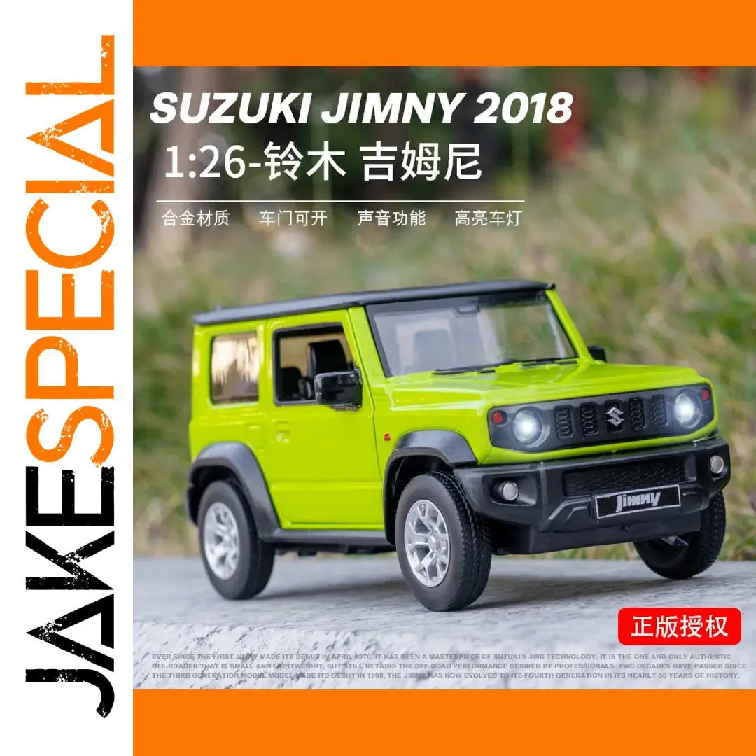 Vibrant Green Suzuki Jimny Diecast Model 1:26 1 Vibrant Green Suzuki Jimny Diecast Model 1:26