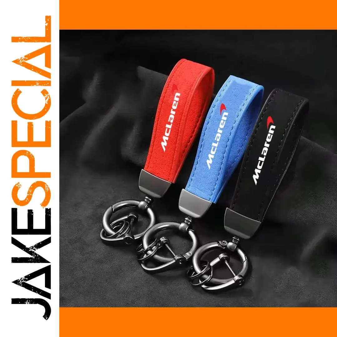 McLaren Car Emblem Keychain in Multiple Colors 1 McLaren Car Emblem Keychain in Multiple Colors