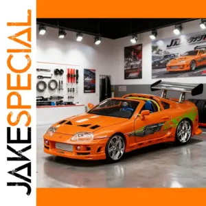 Vibrant Orange 1:24 Diecast Racing Car Model