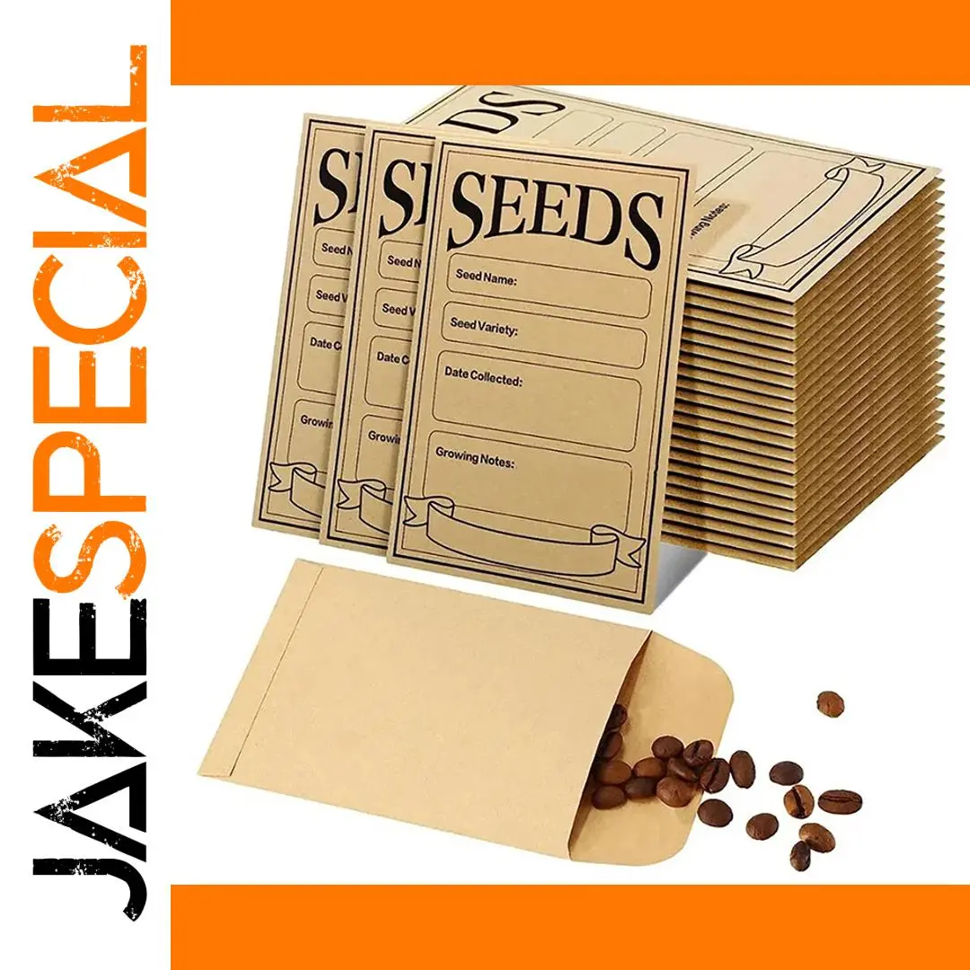 Eco-Friendly Kraft Seed Packets (20 Pack) 1 Eco-Friendly Kraft Seed Packets (20 Pack)