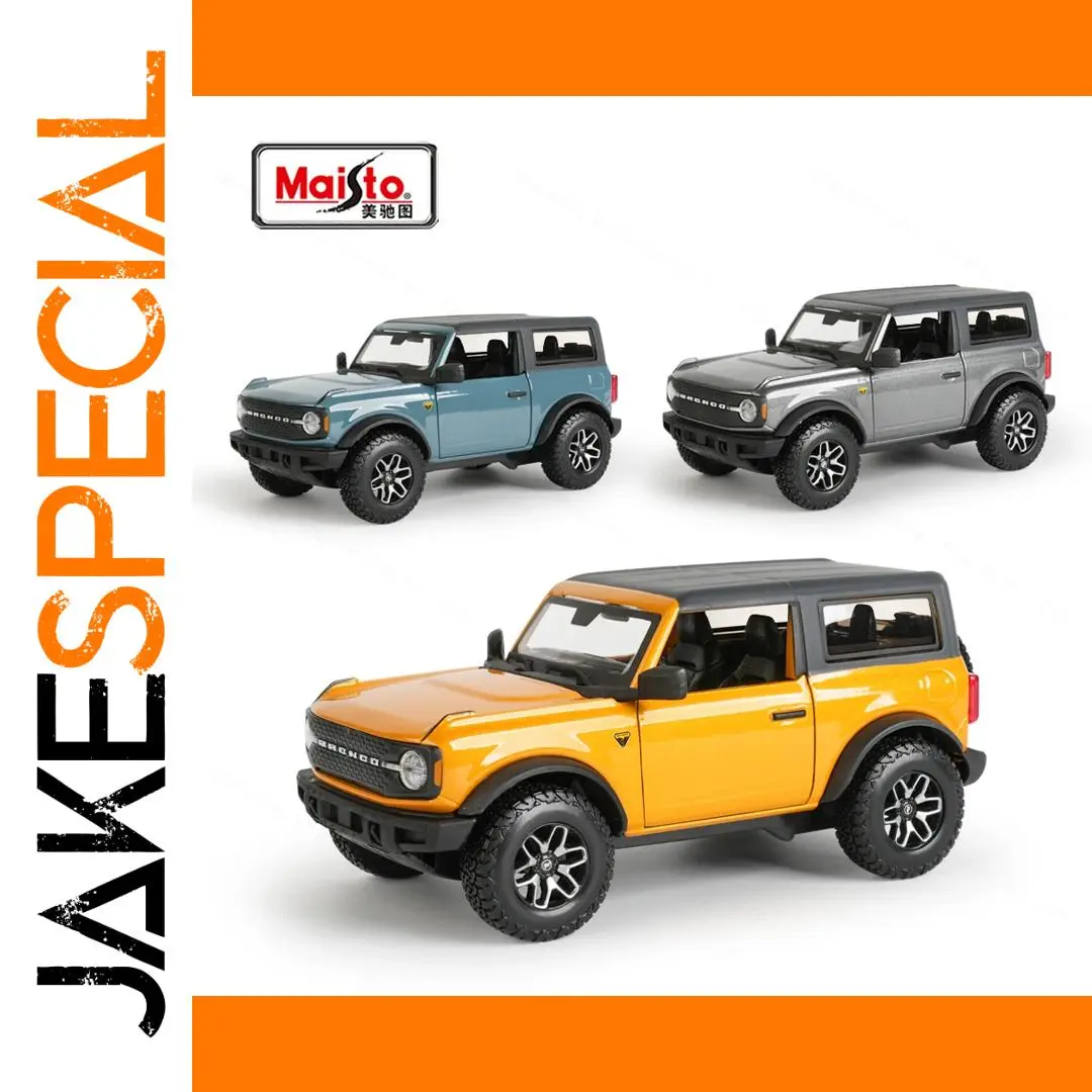 Maisto 1:24 Ford Bronco Badlands Model Car 1 Maisto 1:24 Ford Bronco Badlands Model Car