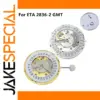 ETA 2836-2 and 2824 GMT Movement 25 Jewels